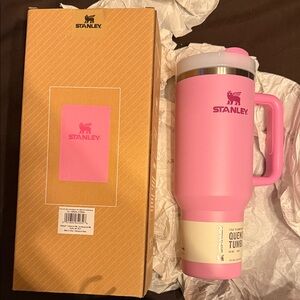 Stanley 40oz With Straw Pink Tumbler
